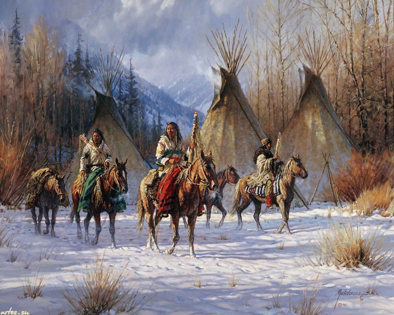 Native American Art Wallpapers