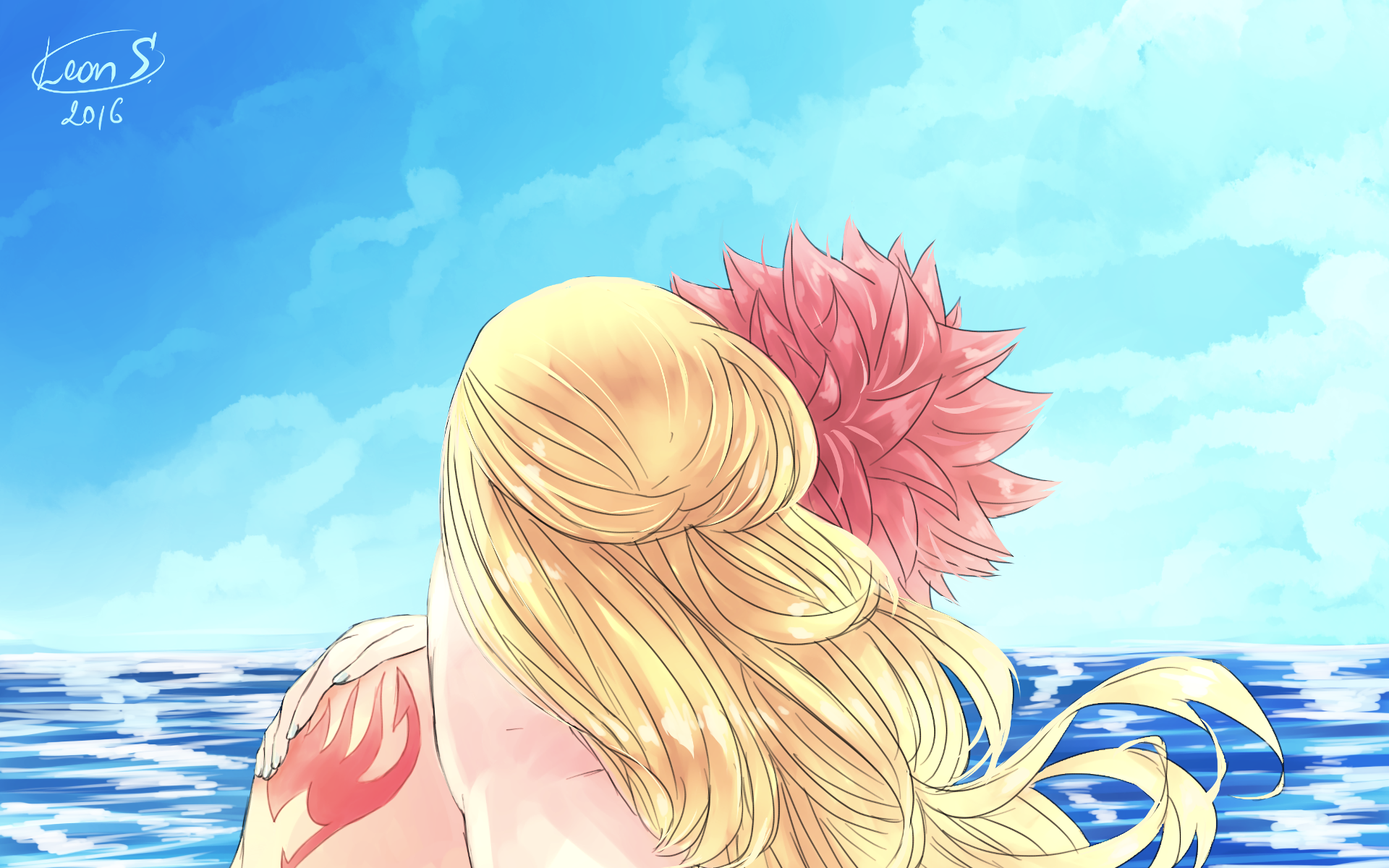 Natsu And Lucy Fanart Wallpapers