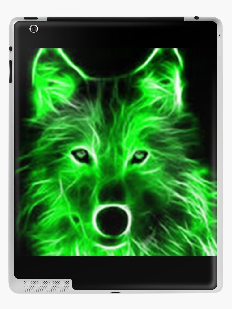 Neon Green Wolf Wallpapers