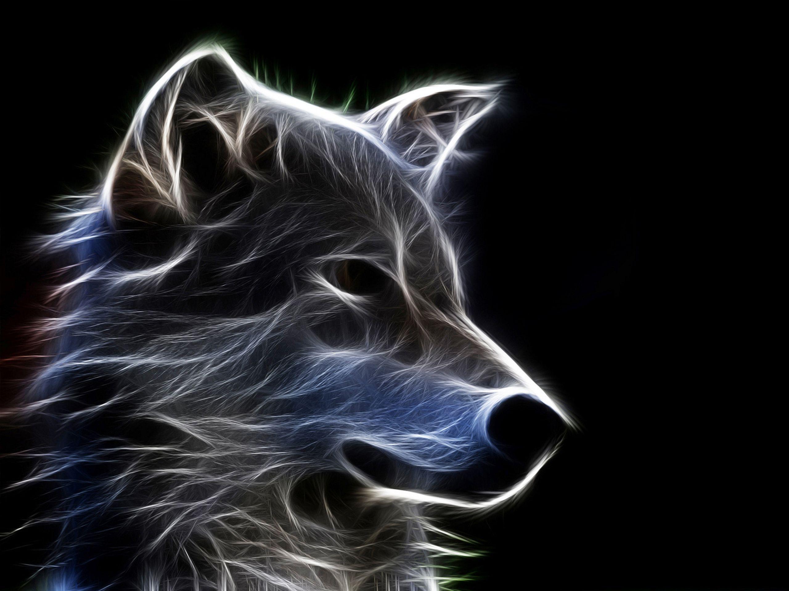 Neon Lights Animals Wallpapers