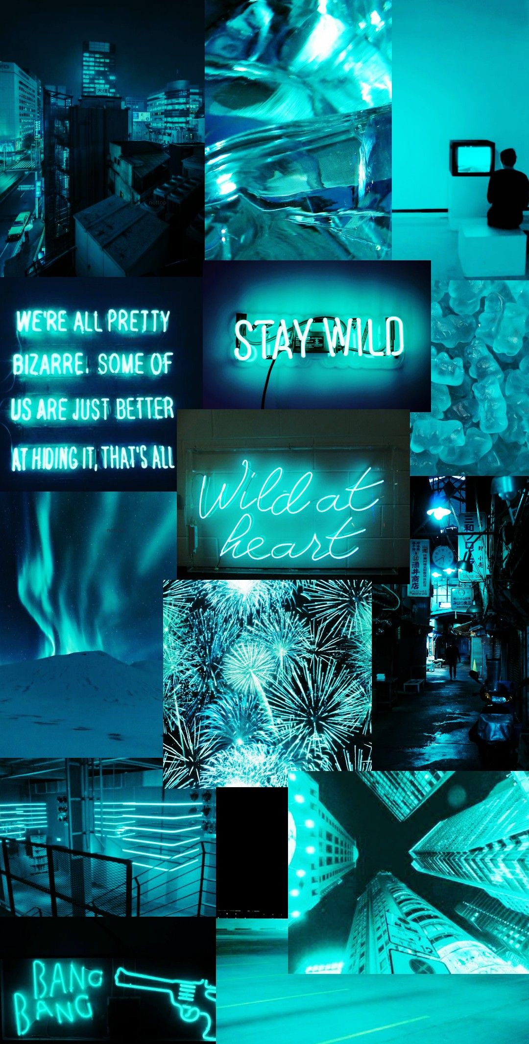 Neon Teal Wallpapers