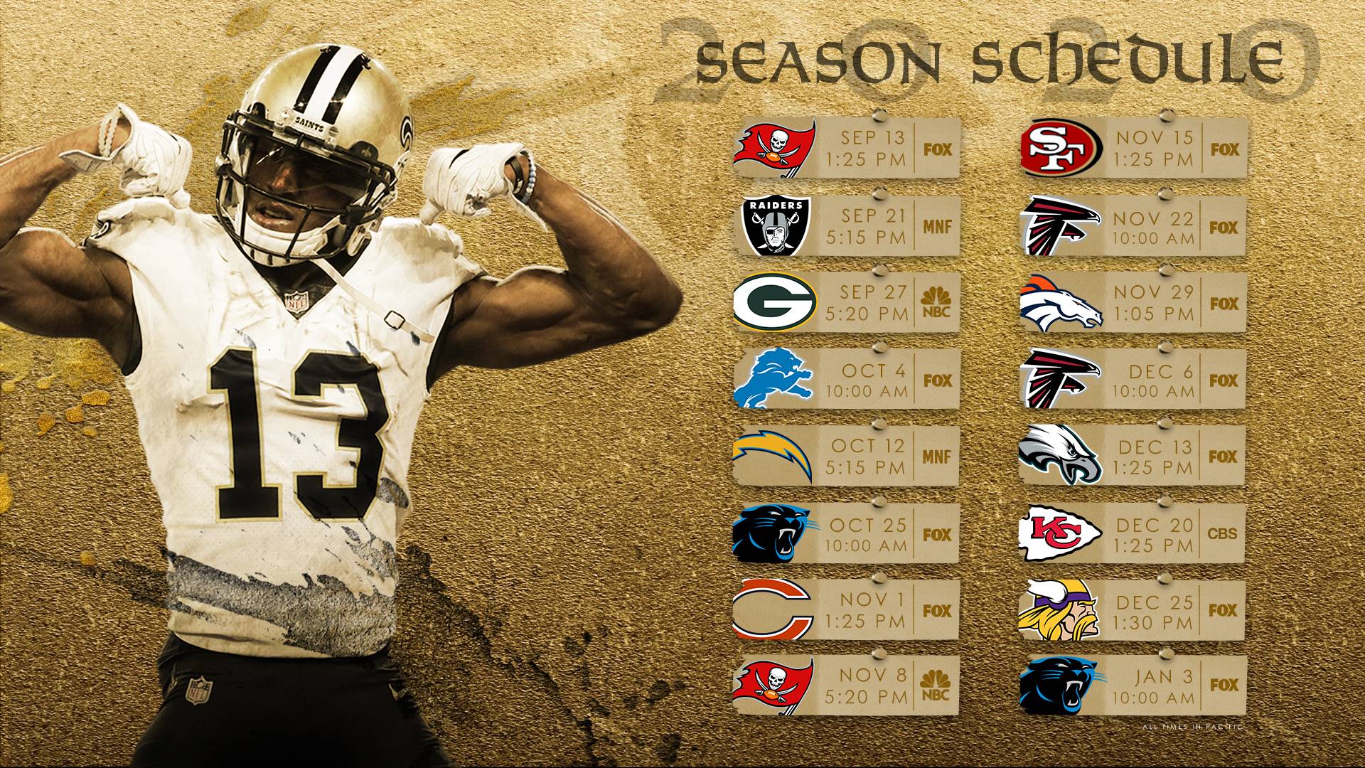 New Orleans Saints 2020 Wallpapers