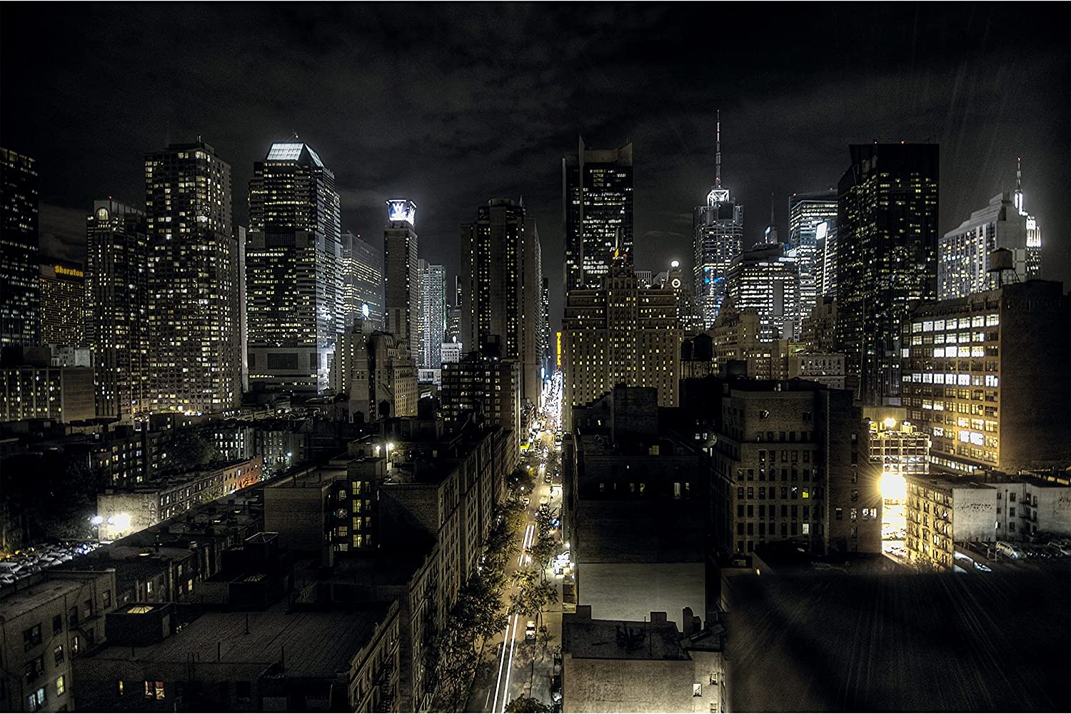 New York City Skyline At Night Wallpapers