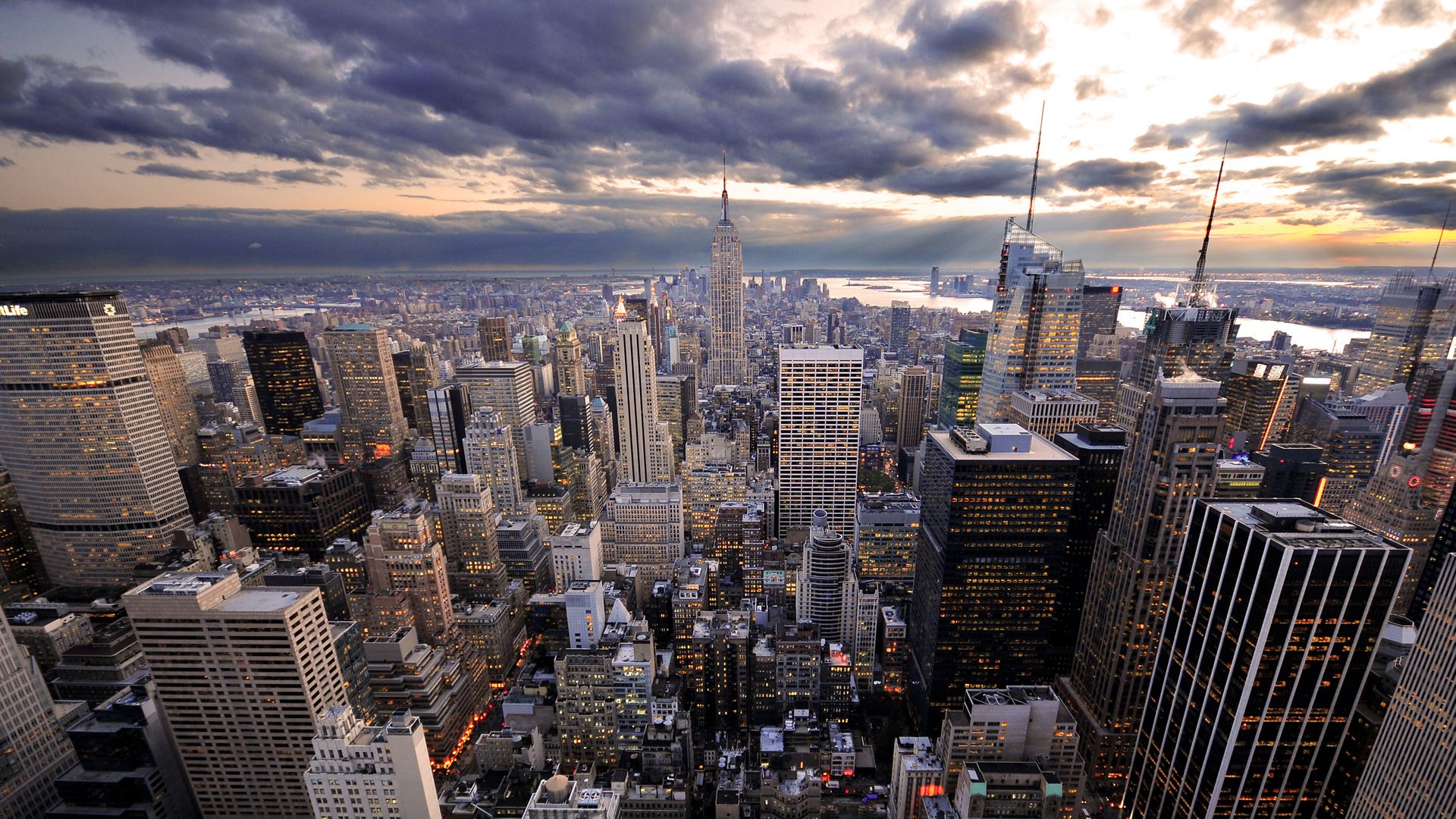 New York City Skyline Widescreen Wallpapers