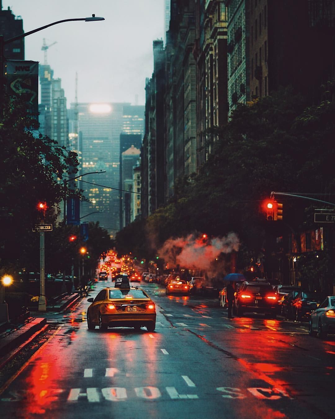 New York Rainy Wallpapers