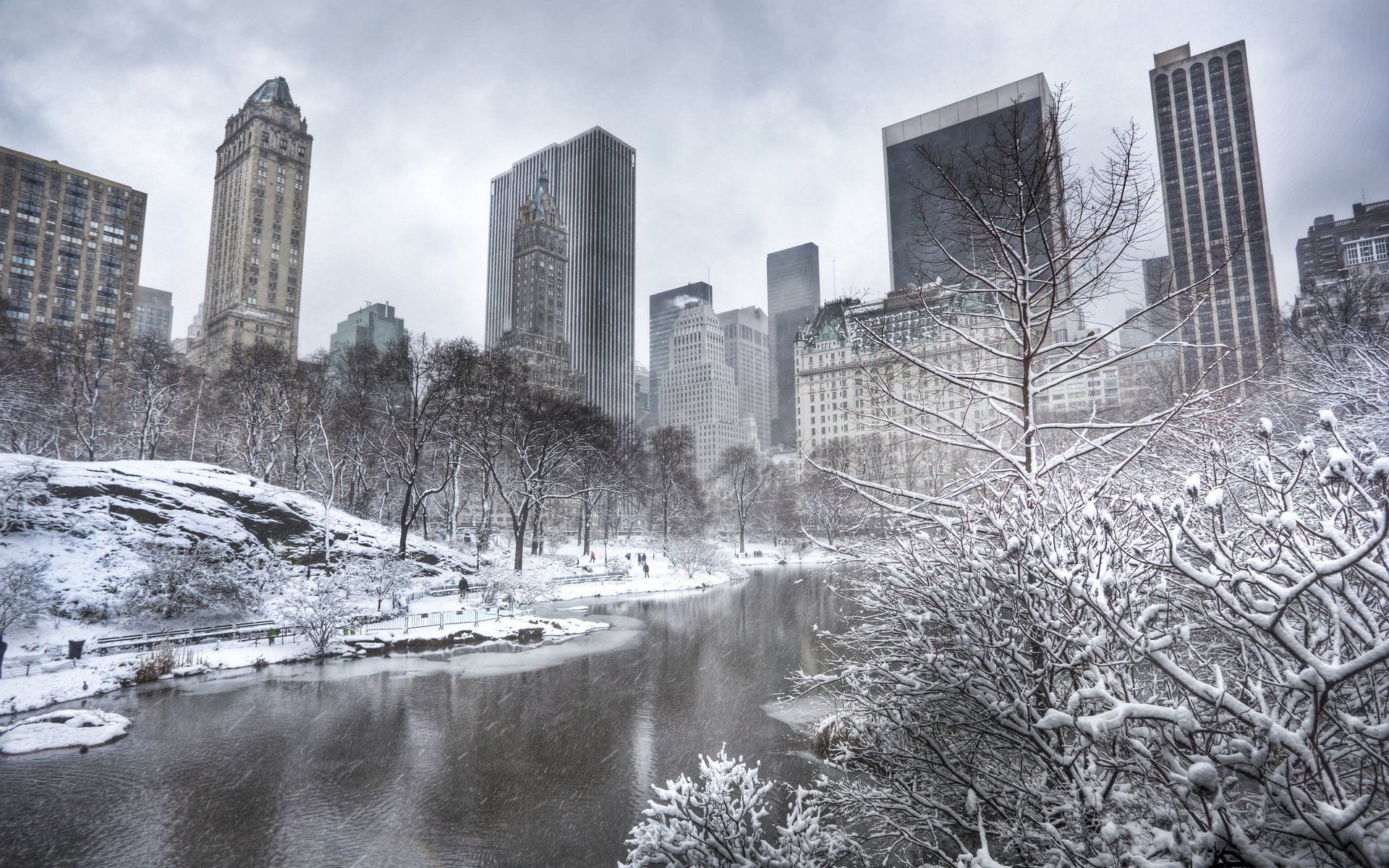 New York Snow Wallpapers