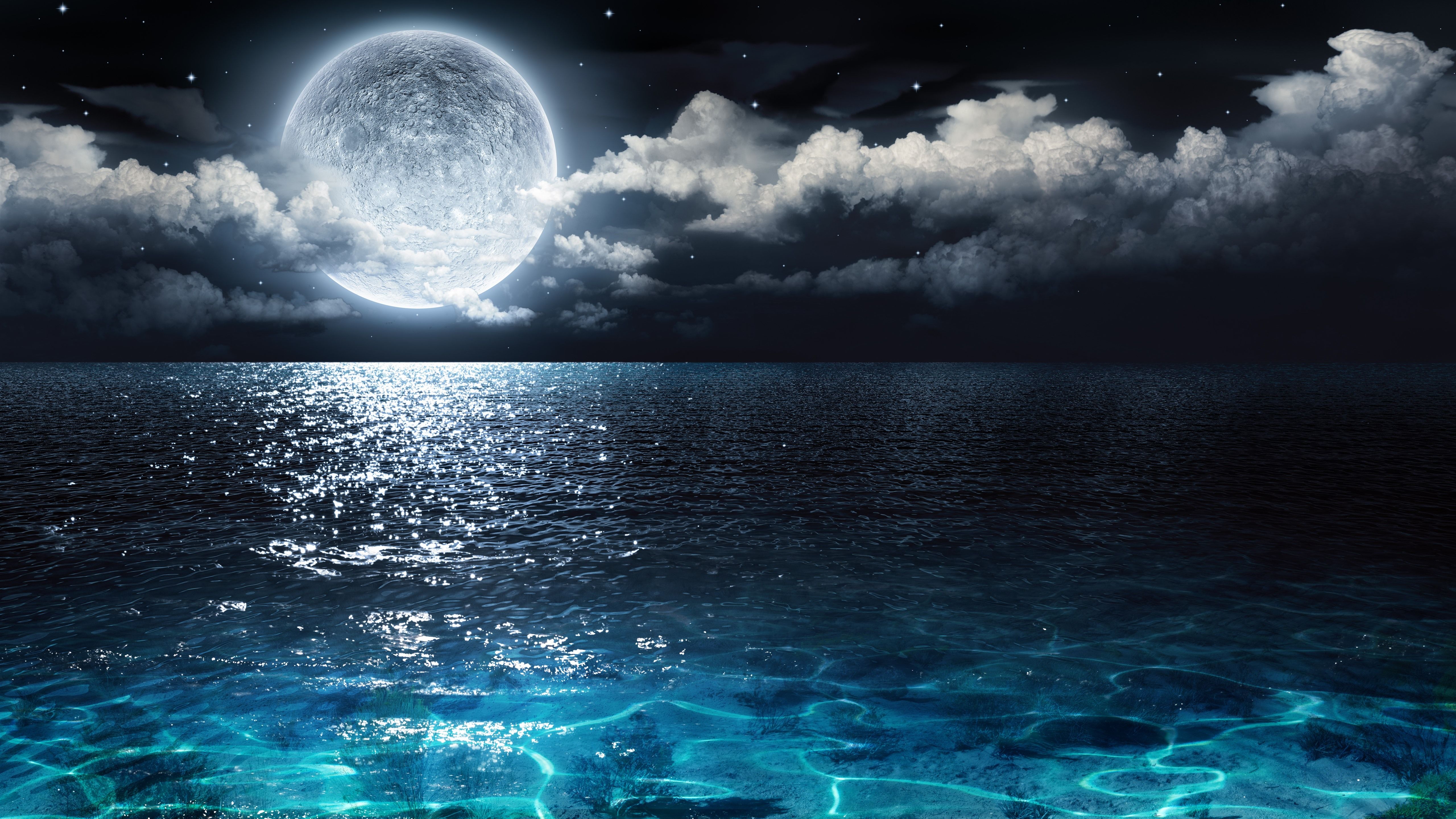 Night Sky Ocean Wallpapers