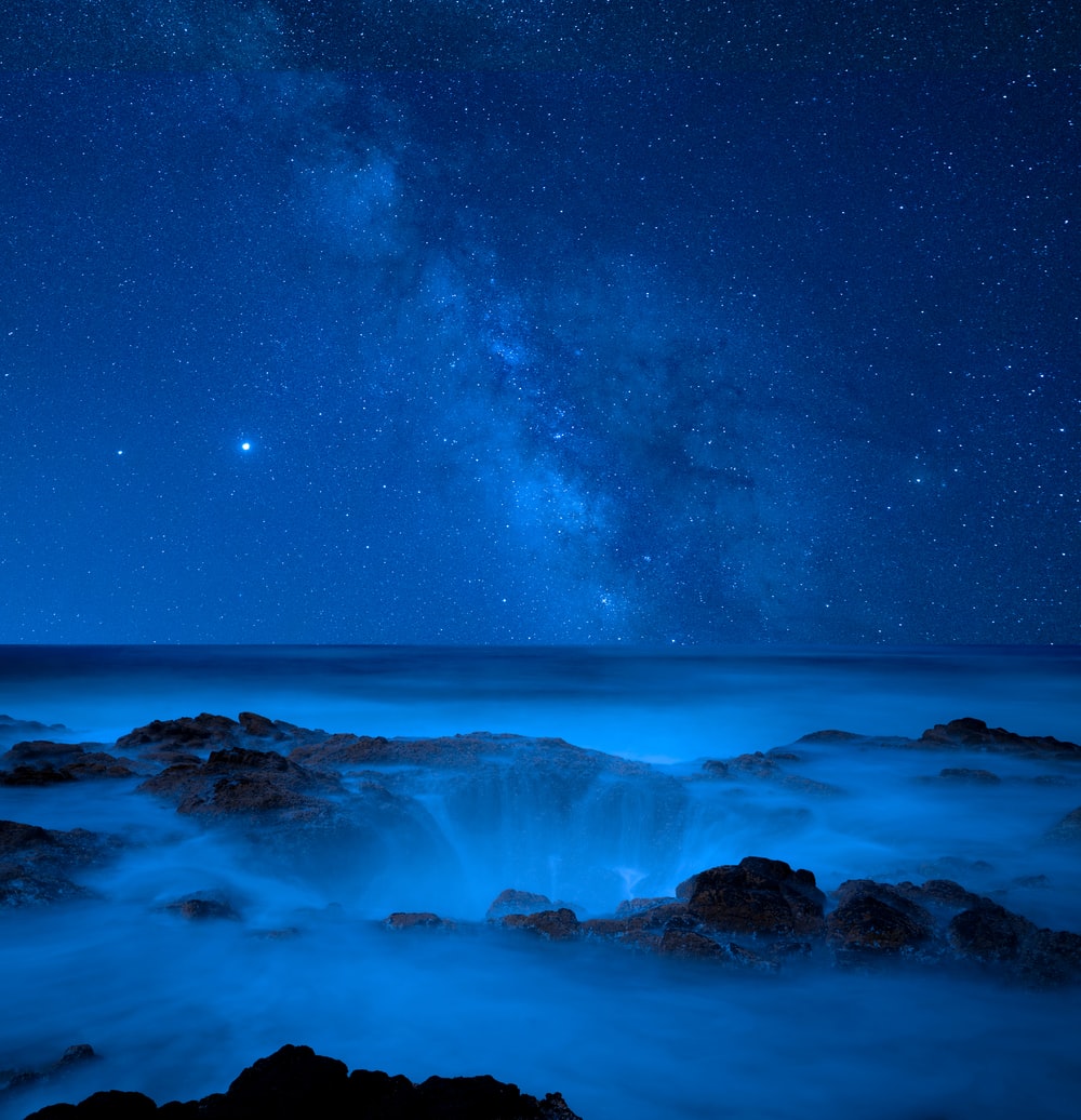 Night Sky Ocean Wallpapers