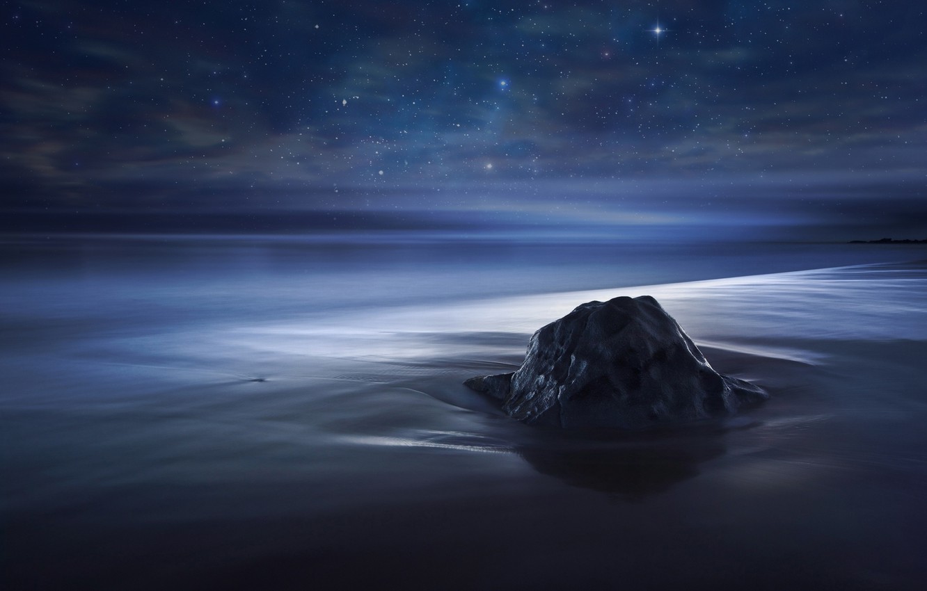 Night Sky Ocean Wallpapers