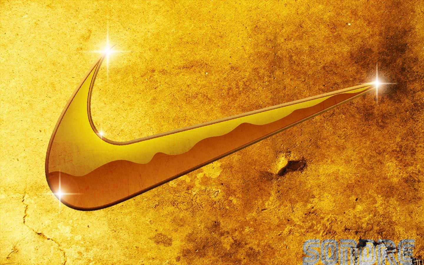 Nike Gold Logo Wallpapers