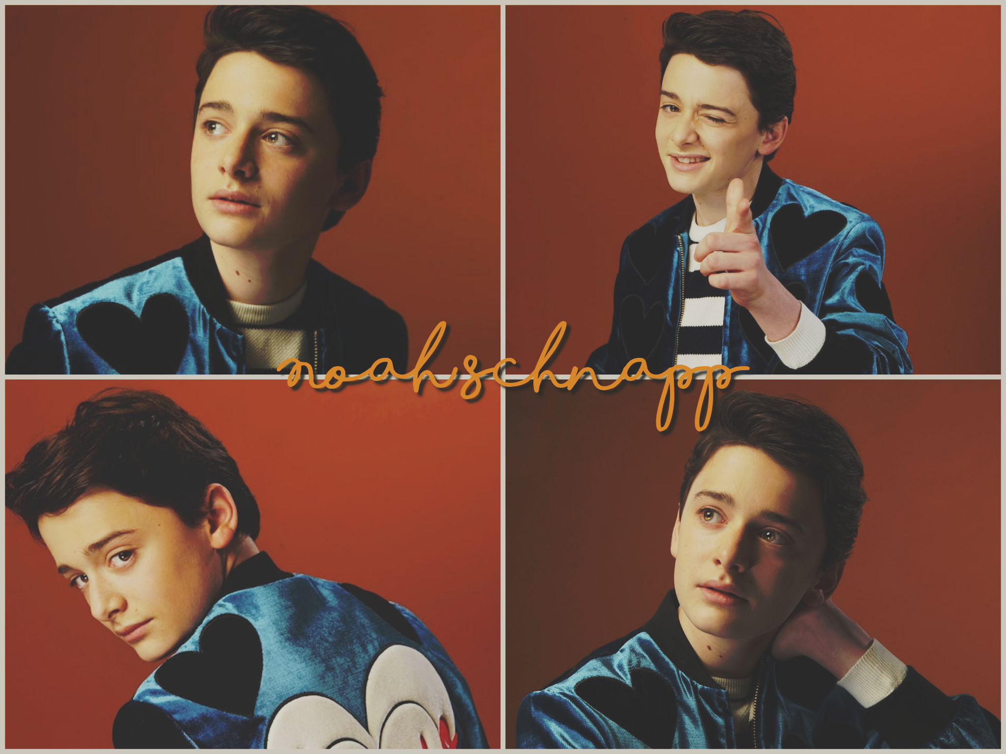 Noah Schnapp Collage Wallpapers