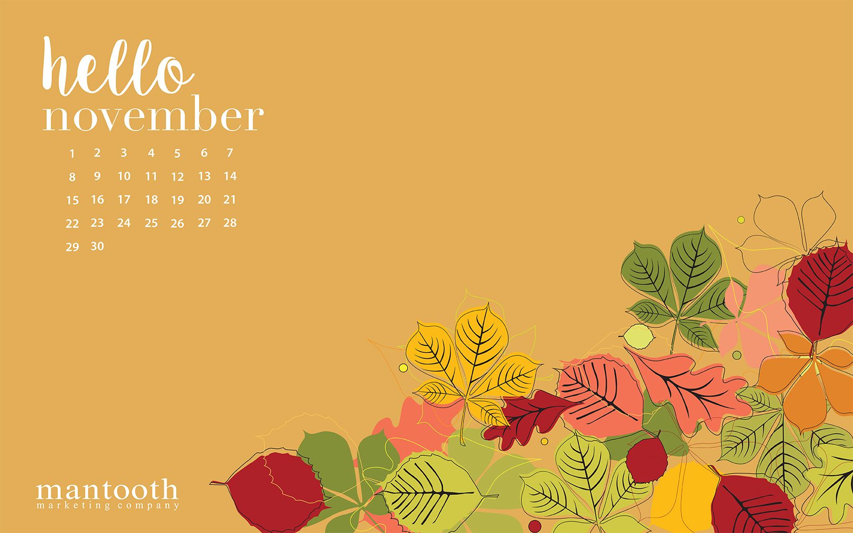 November 2015 Calendar Wallpapers