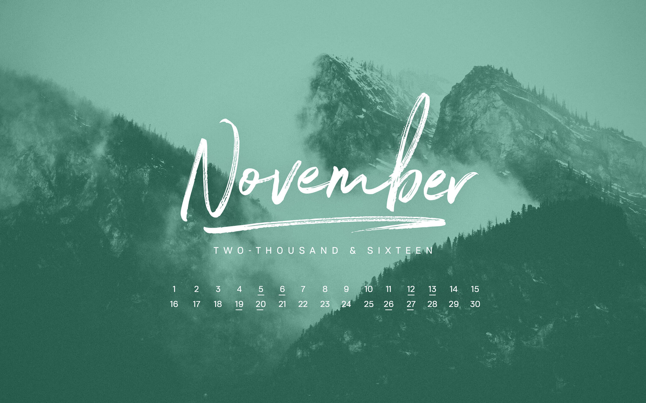 November 2017 Wallpapers