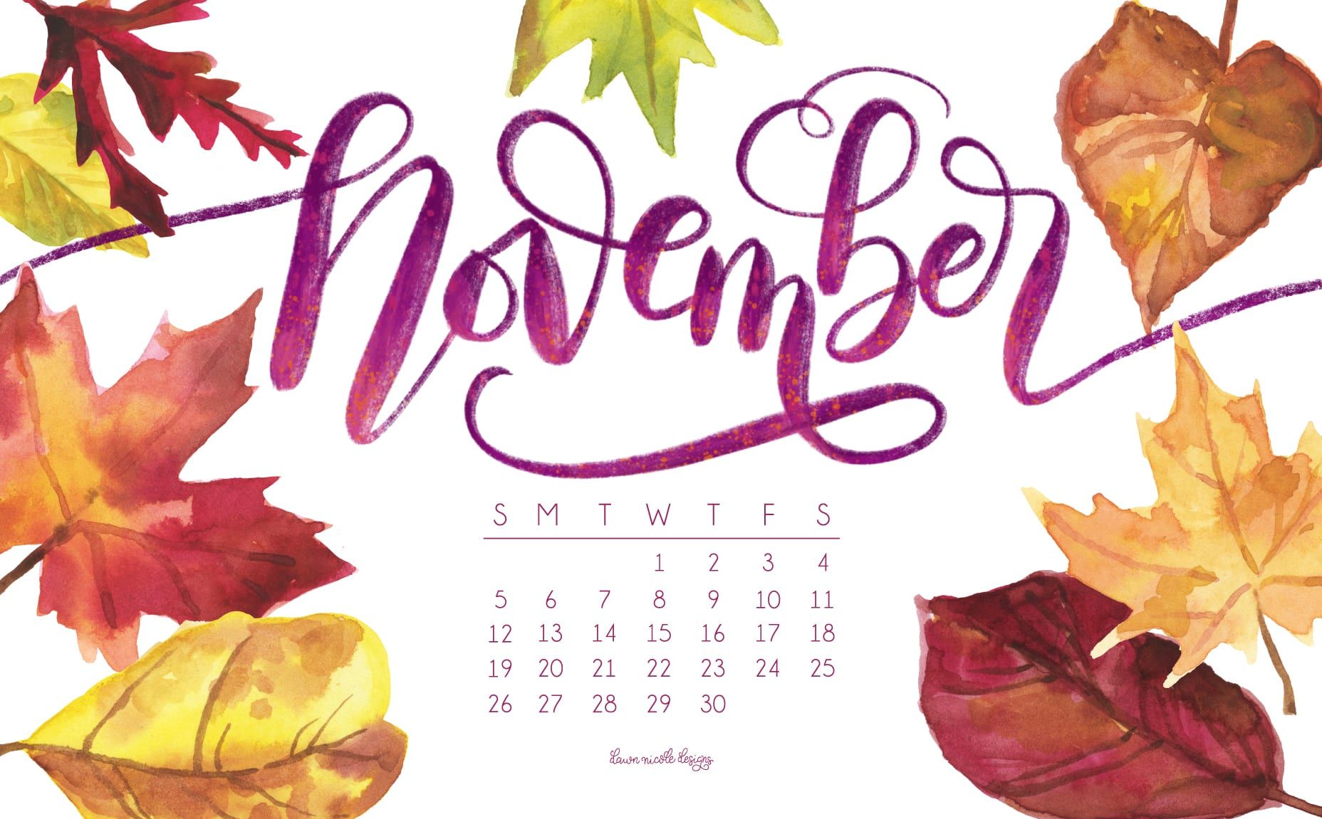 November 2017 Wallpapers