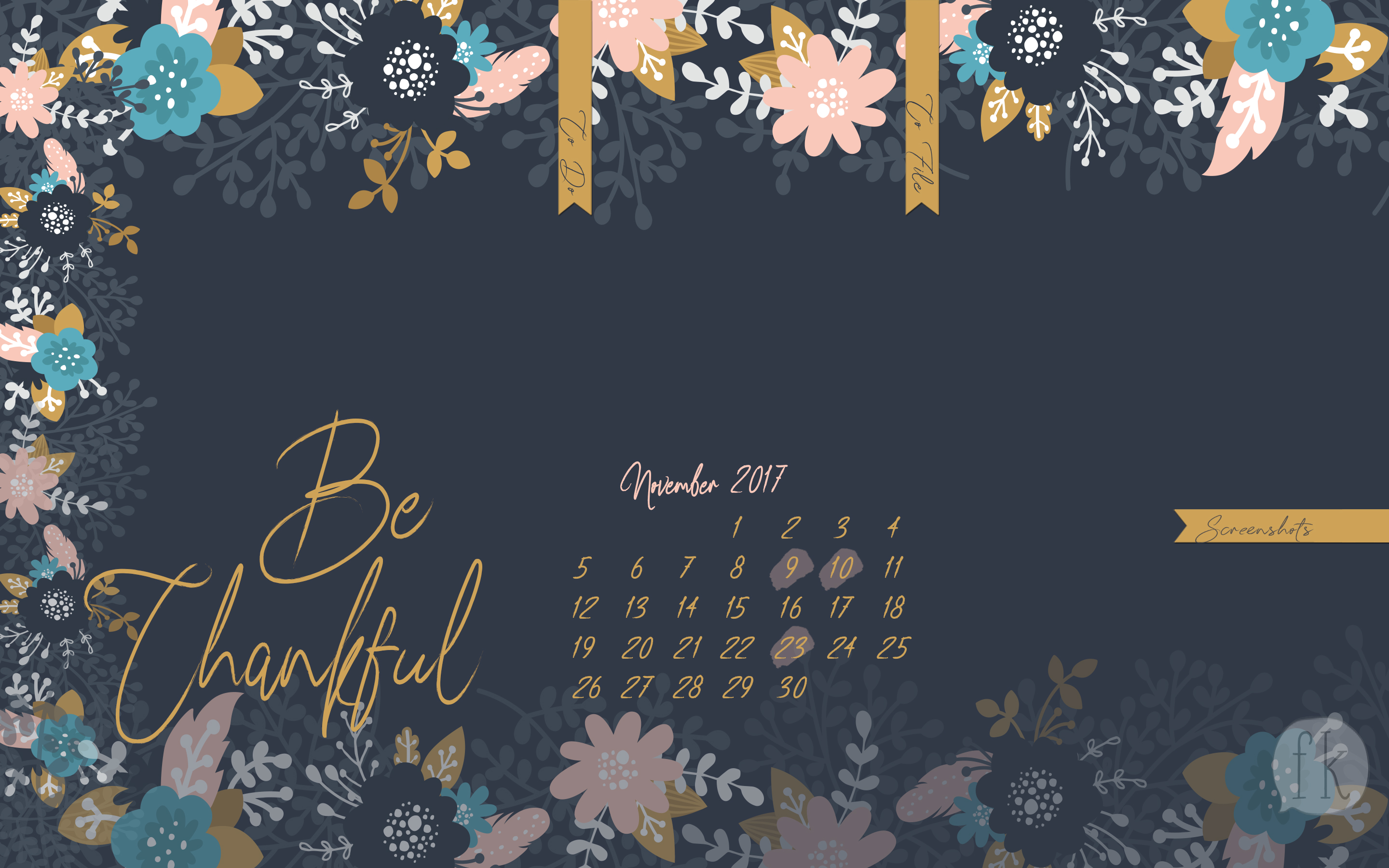 November 2017 Wallpapers