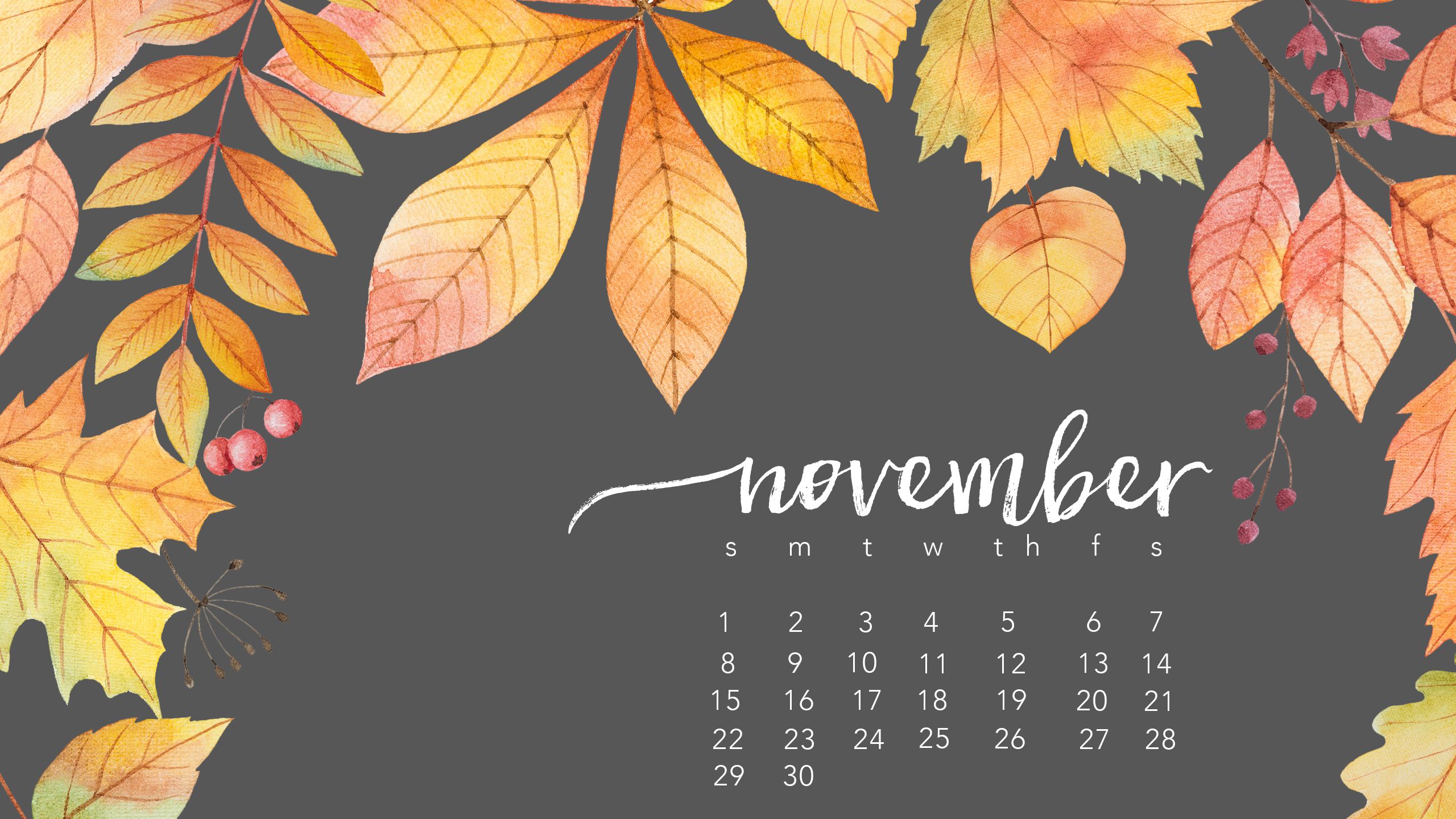 November 2019 Desktop Wallpapers