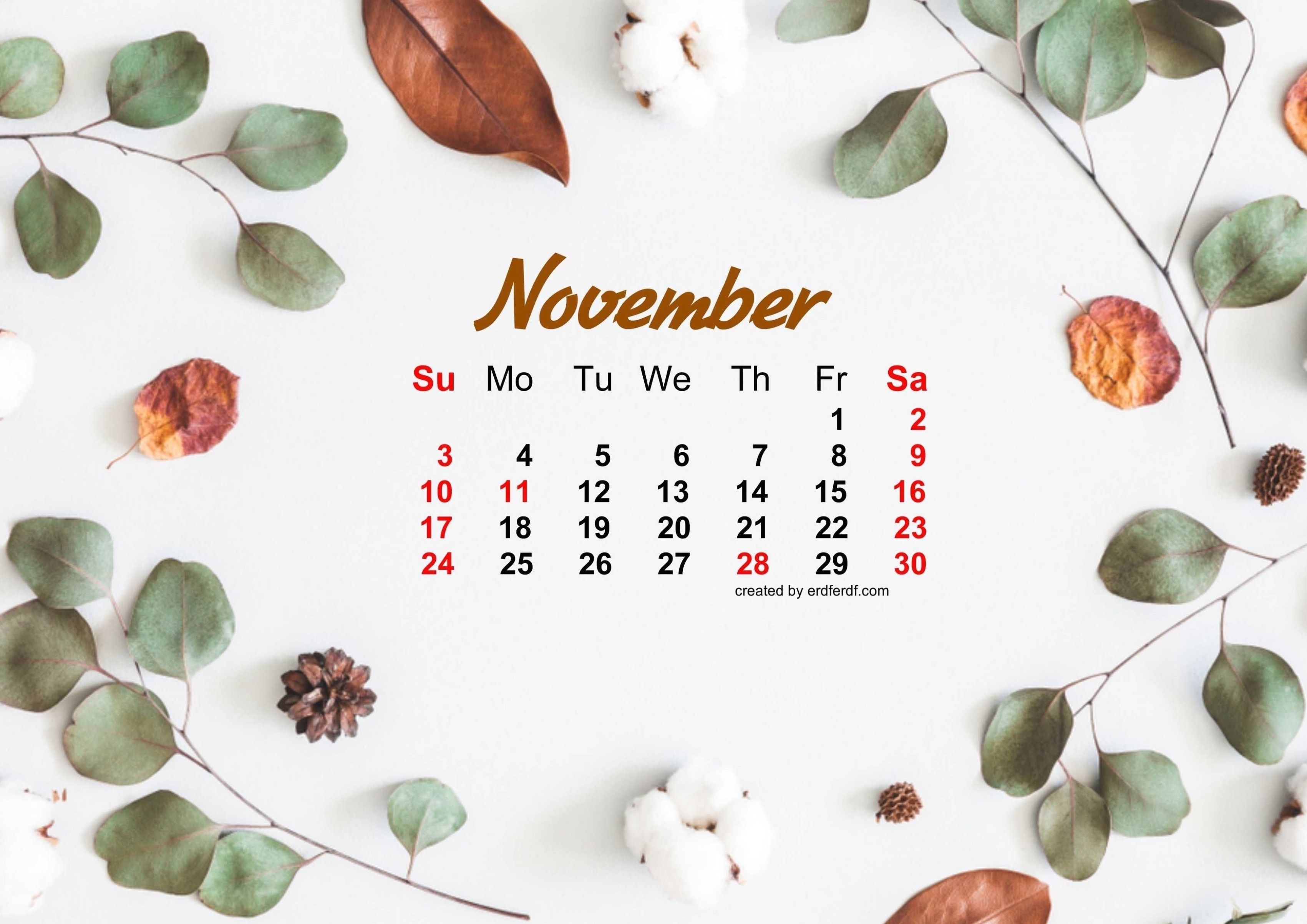 November 2019 Desktop Wallpapers