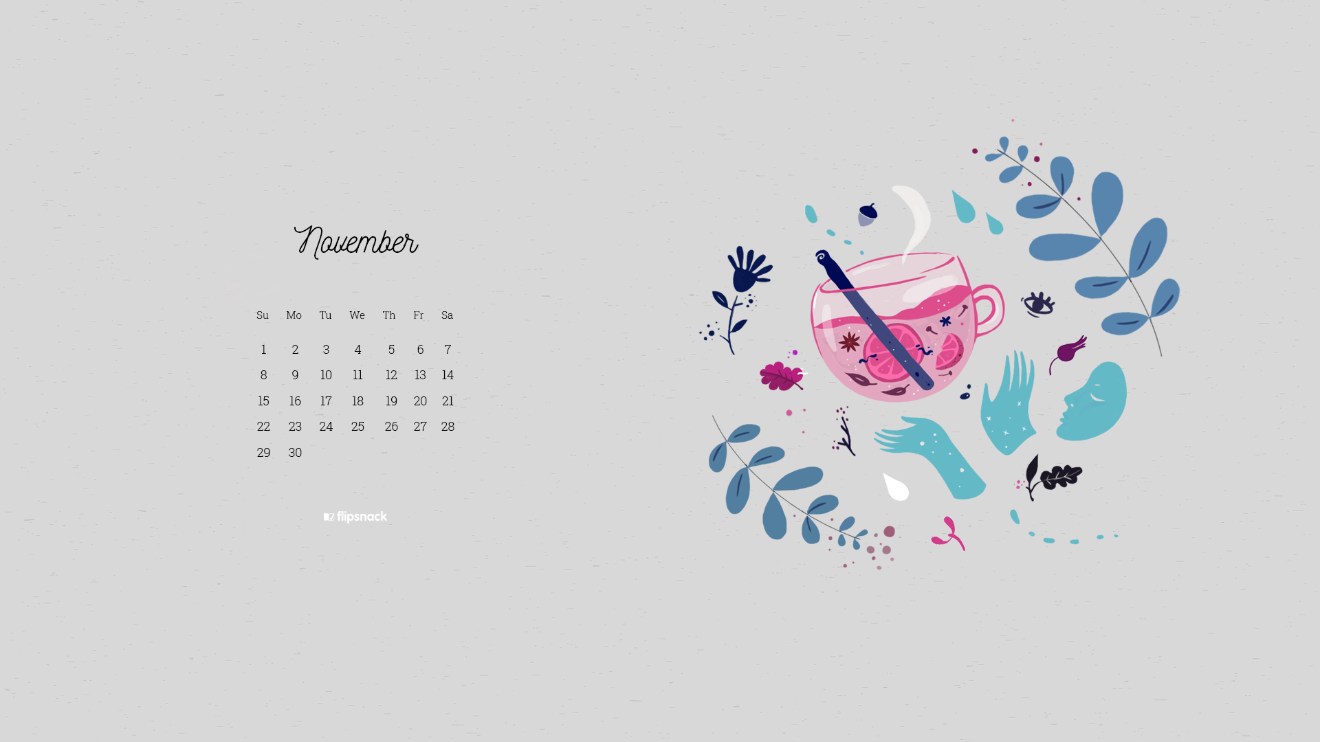 November 2020 Calendar Wallpapers