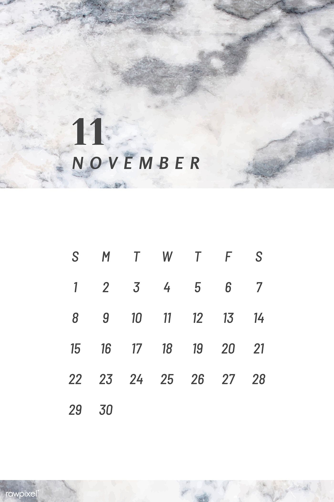 November 2020 Calendar Wallpapers