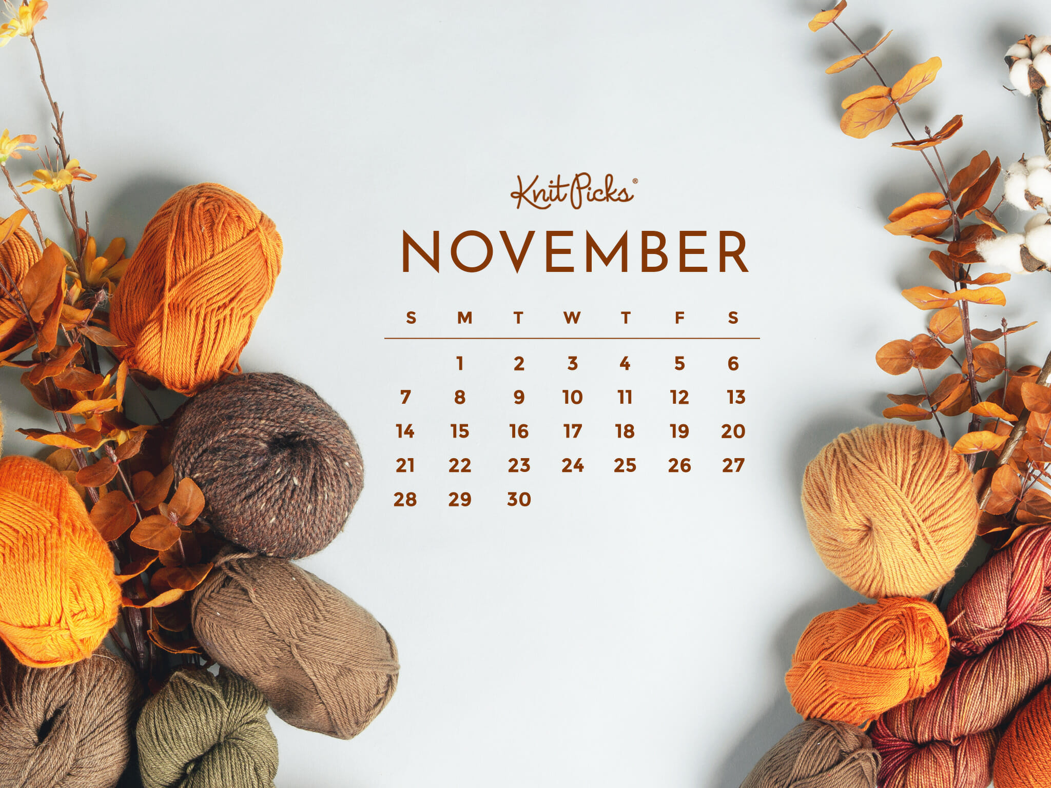 November 2020 Calendar Wallpapers