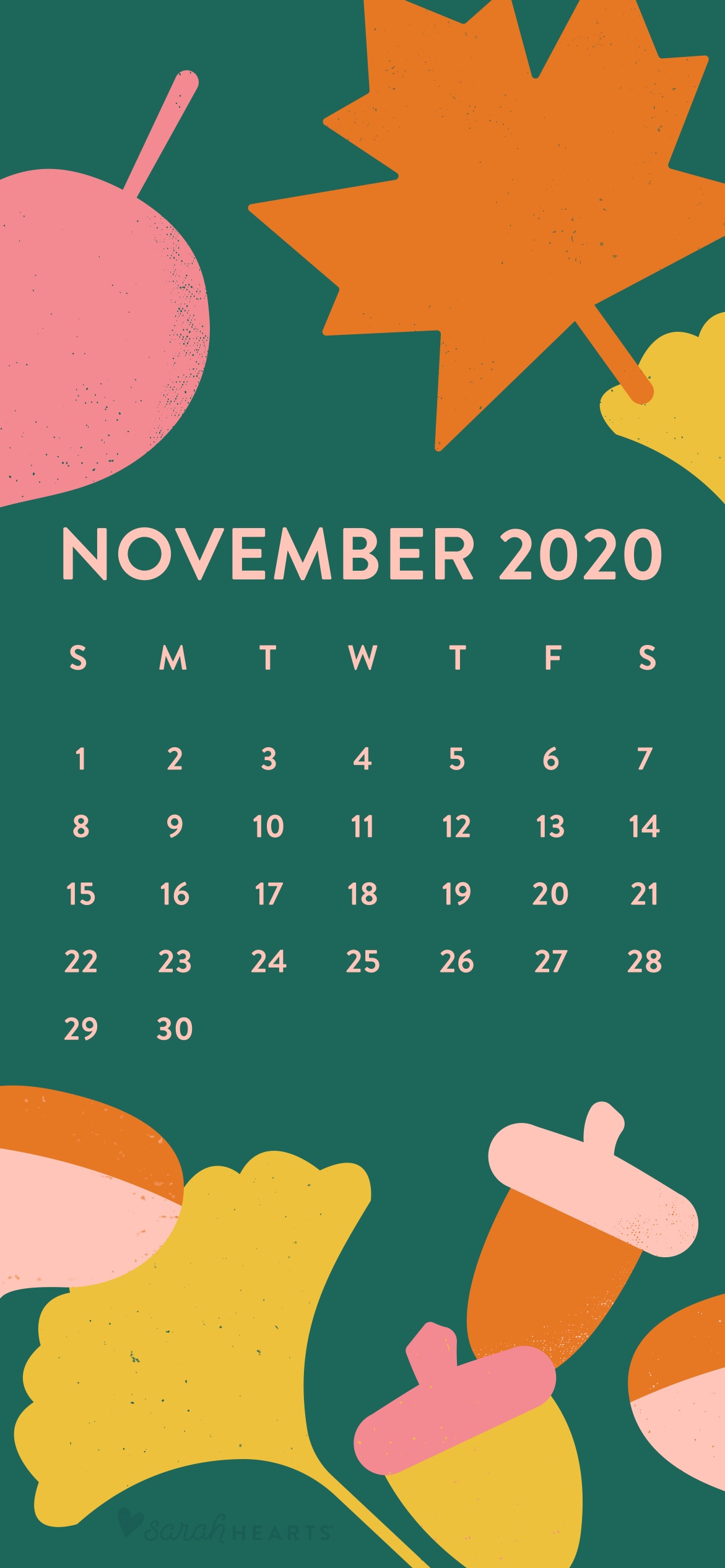 November Calendar Wallpapers