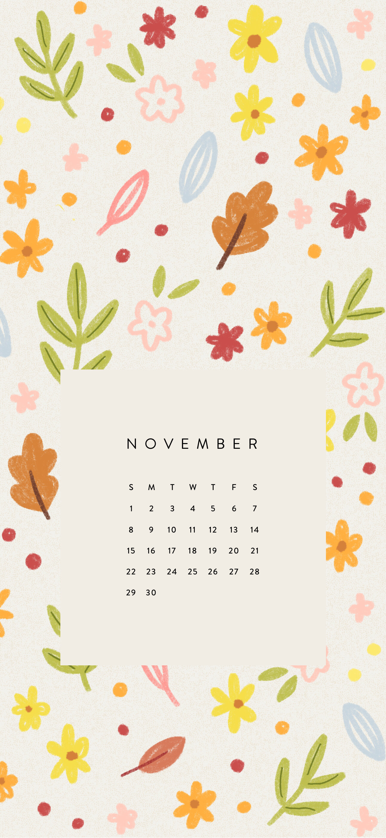 November Phone Wallpapers