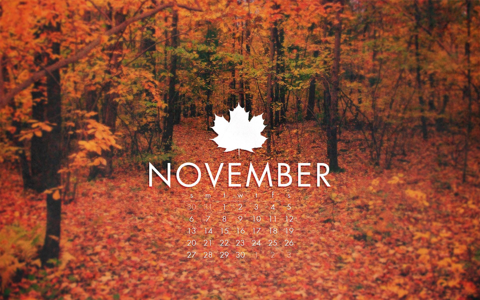 November Screensavers Free Wallpapers