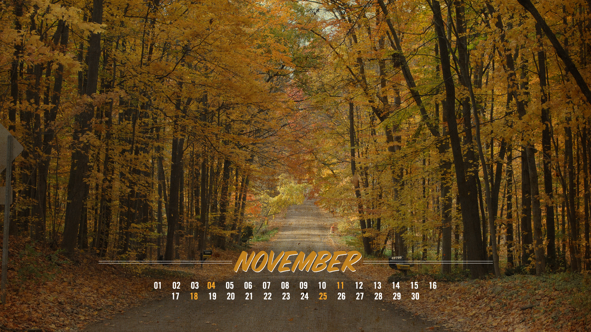 November Screensavers Free Wallpapers