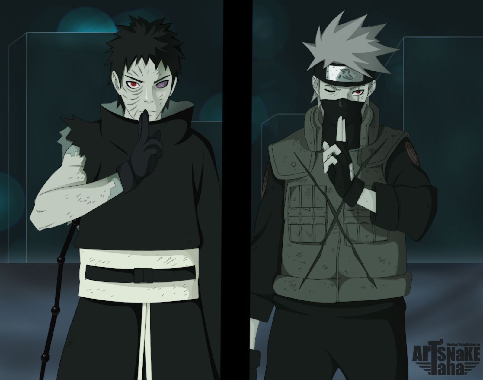 Obito And Kakashi Wallpapers