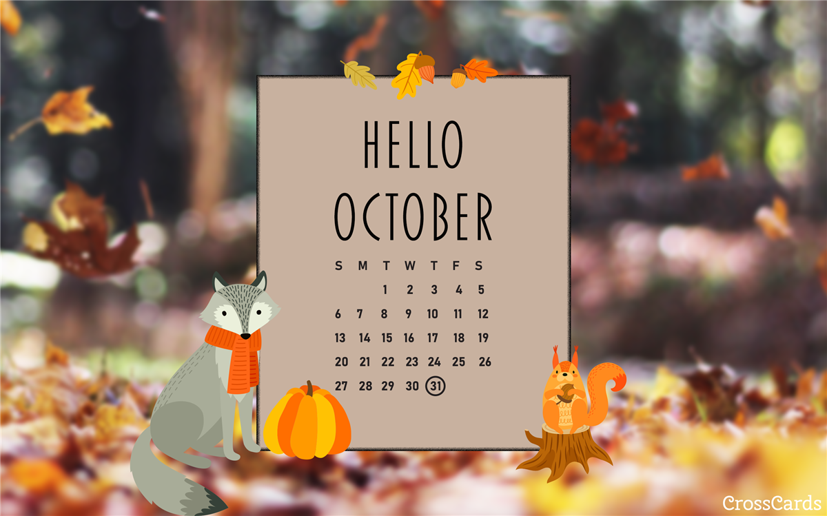 October 2019 Calendar Wallpapers