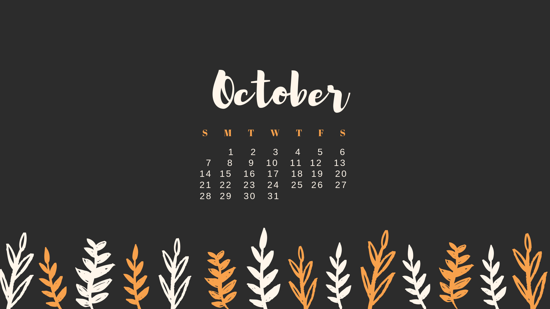 October Wallpapers