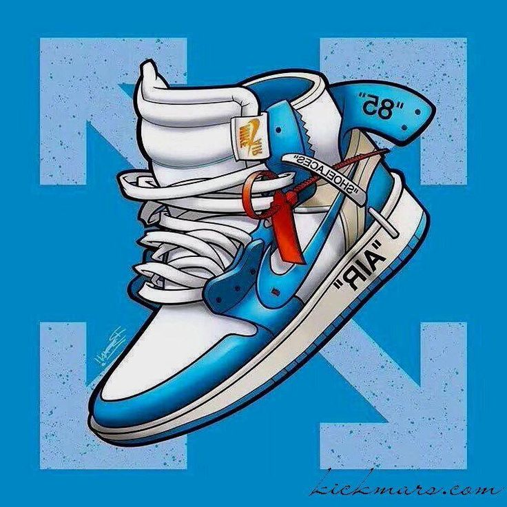 Off White Jordan 1 Unc Wallpapers