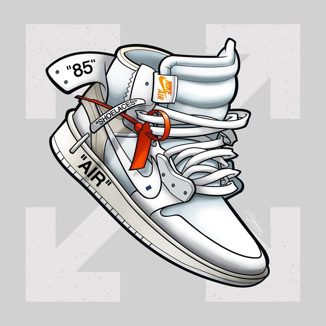 Off White Jordan 1 Unc Wallpapers