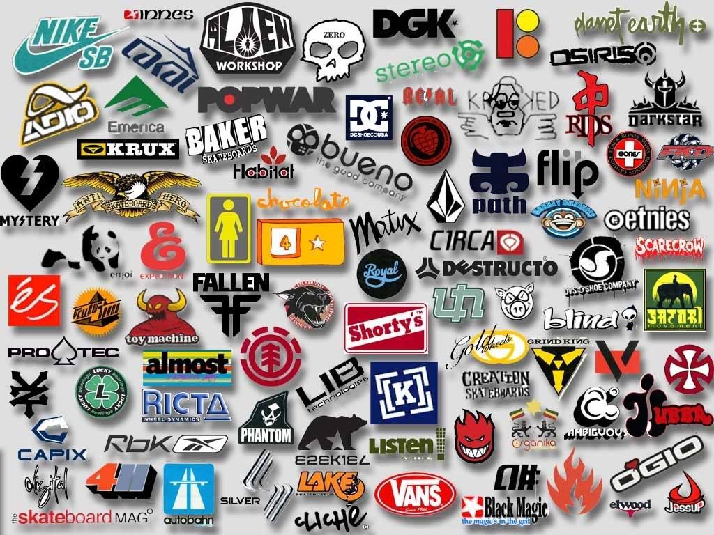 Old School Skateboard Logos Wallpapers