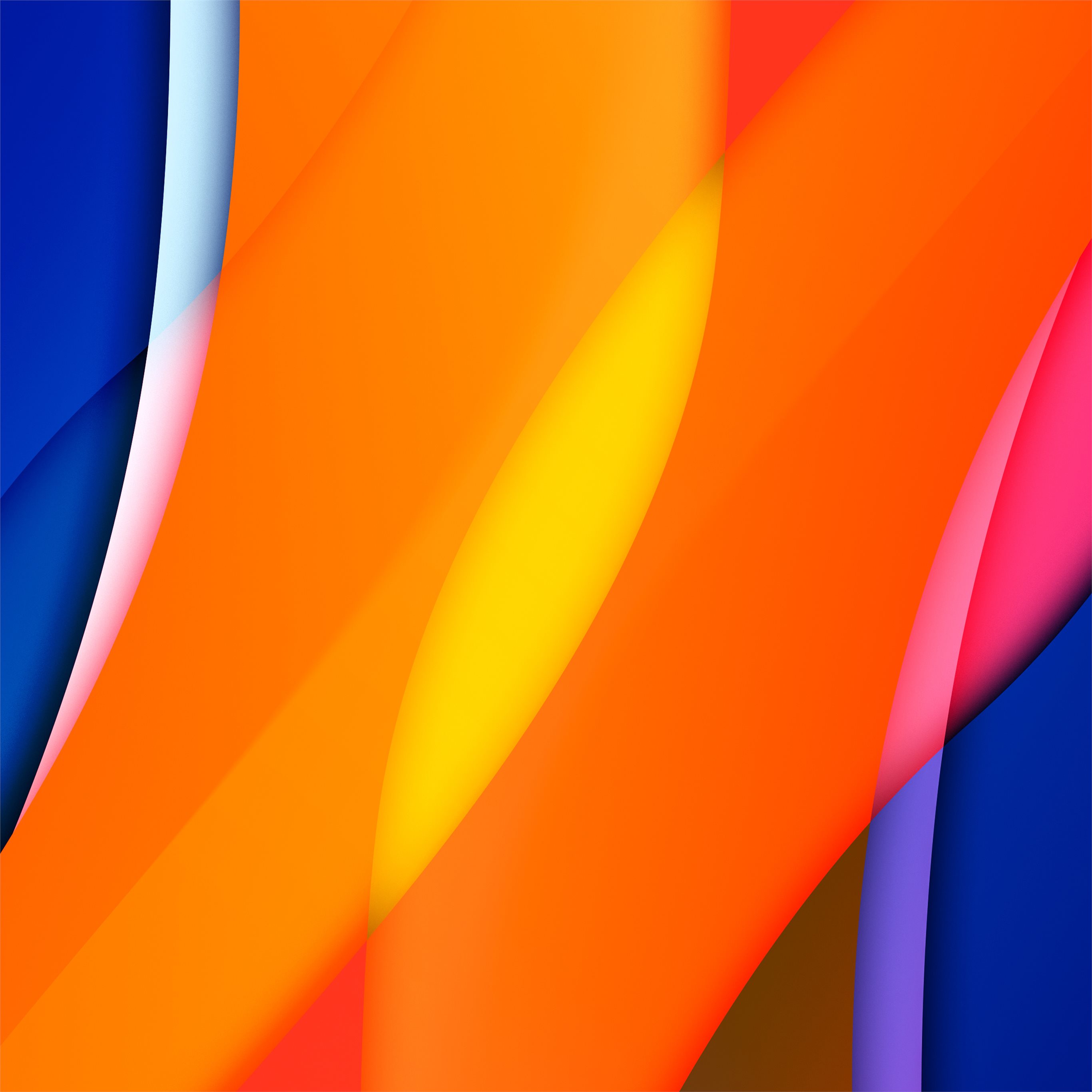 Orange And Blue Design Wallpapers