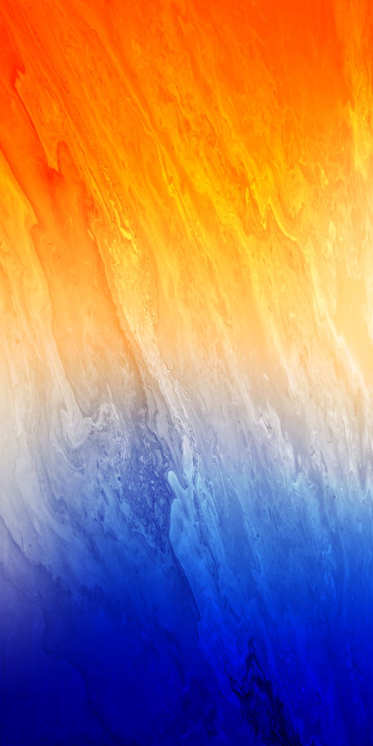 Orange And Blue Design Wallpapers