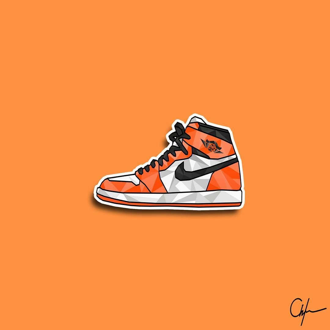 Orange Jordan Wallpapers