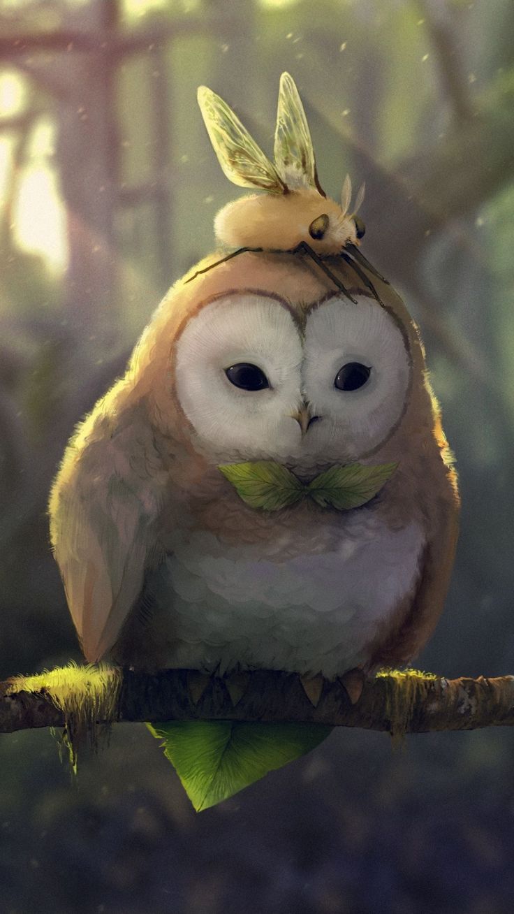 Owl In Fall Wallpapers