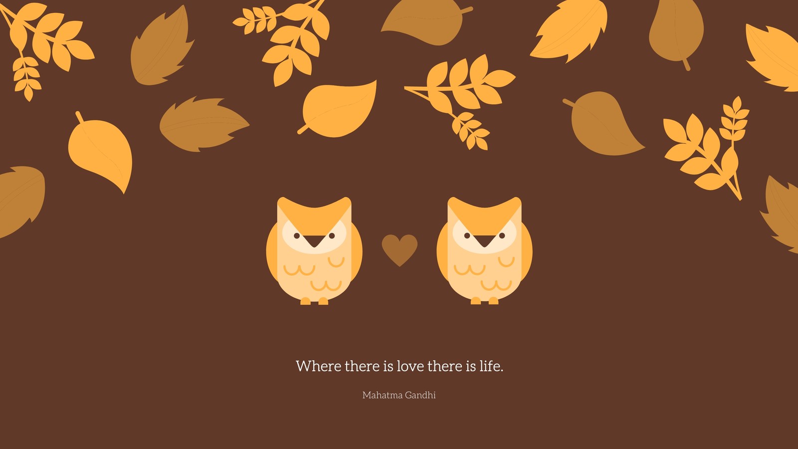 Owl In Fall Wallpapers