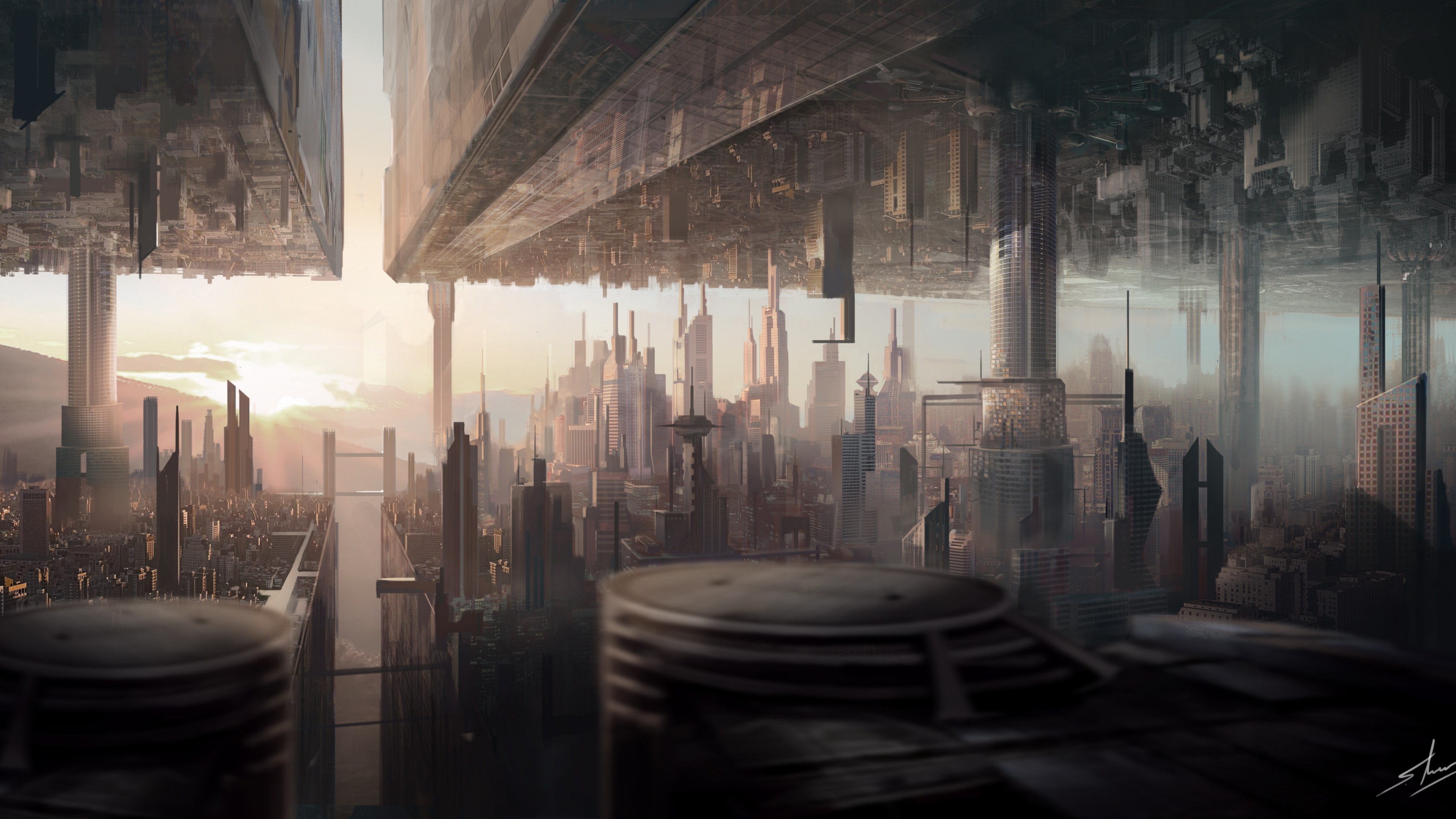 Painting Of City Wallpapers