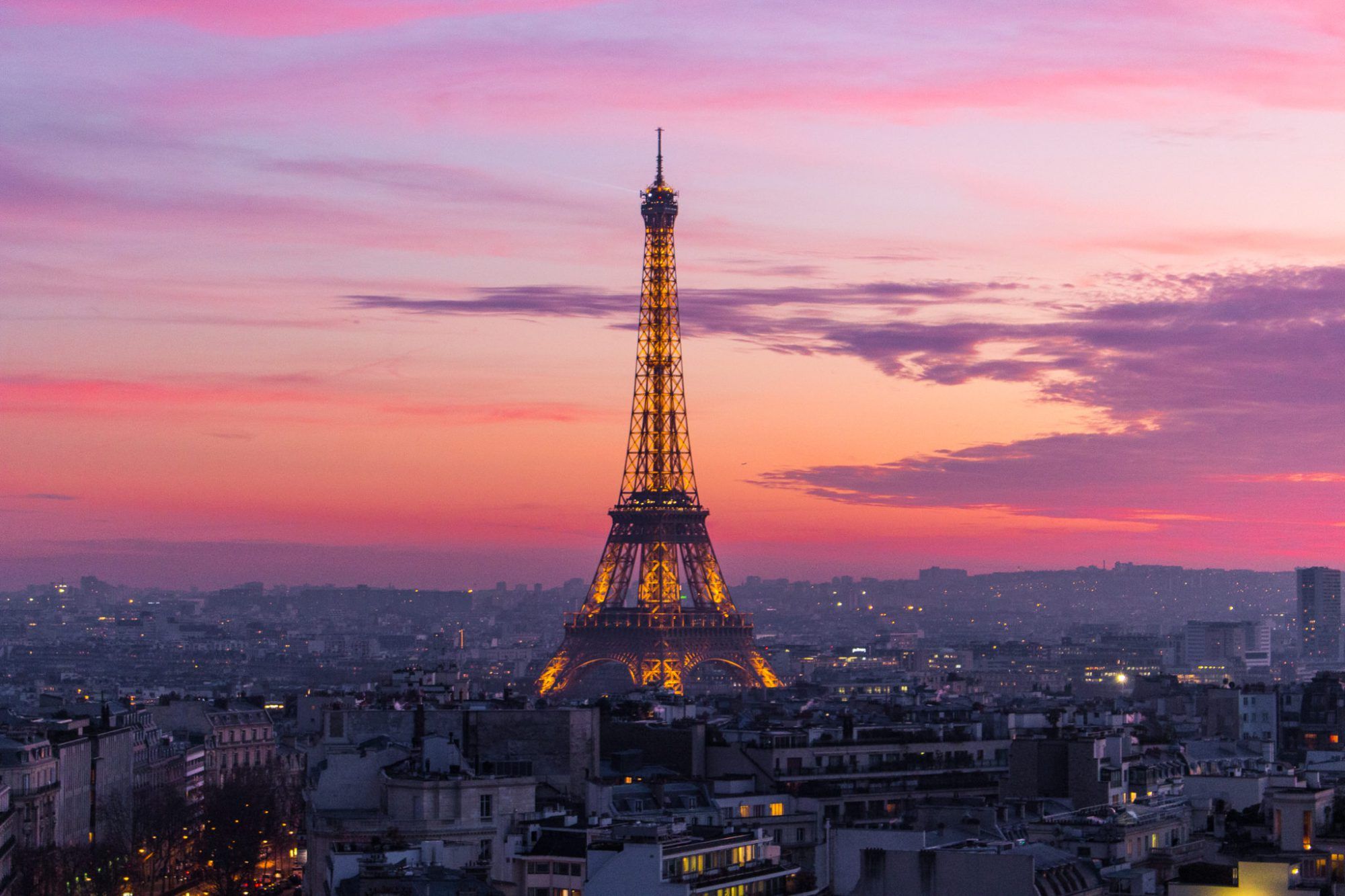 Paris Sunset Wallpapers