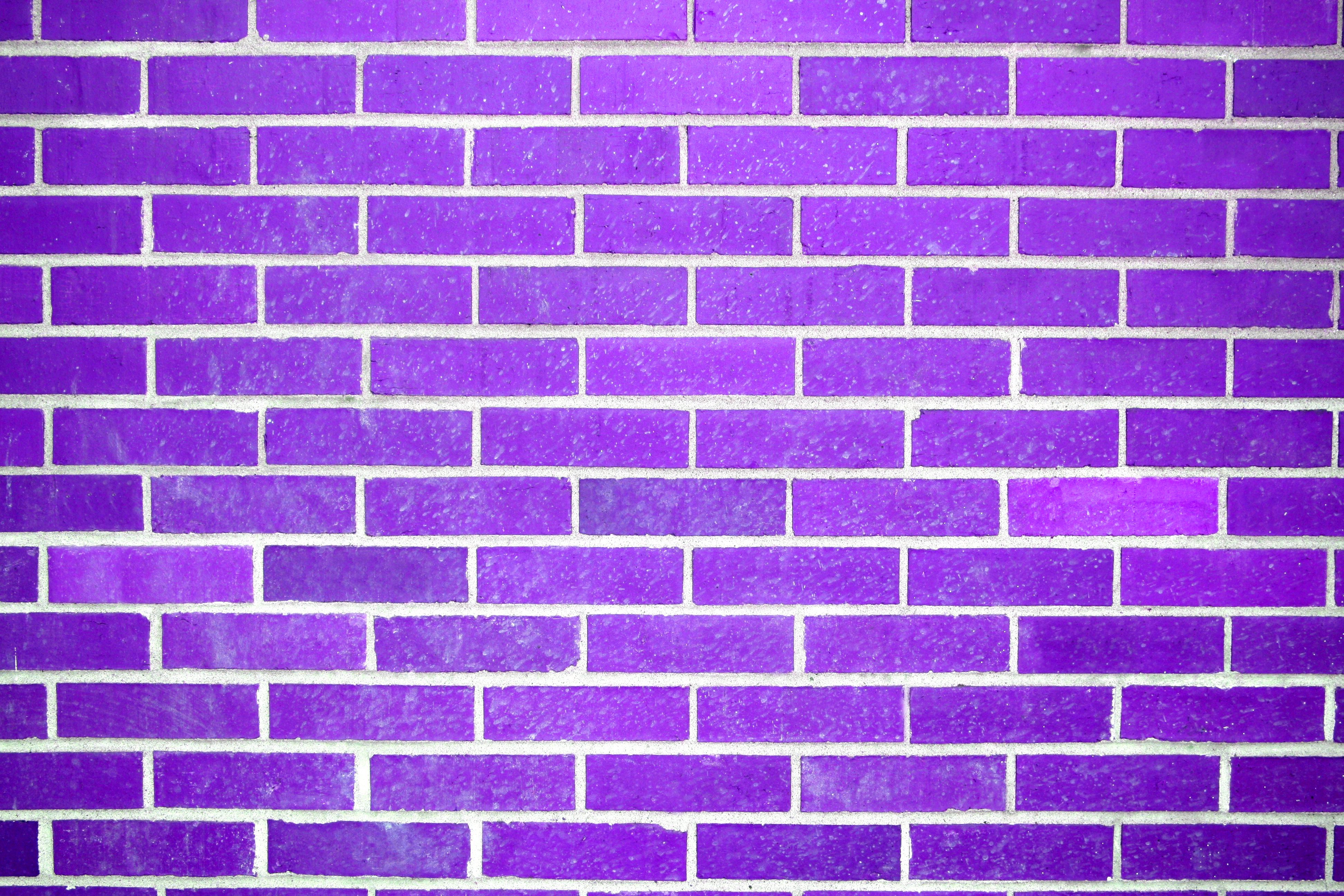 Pastel Purple Brick Wallpapers