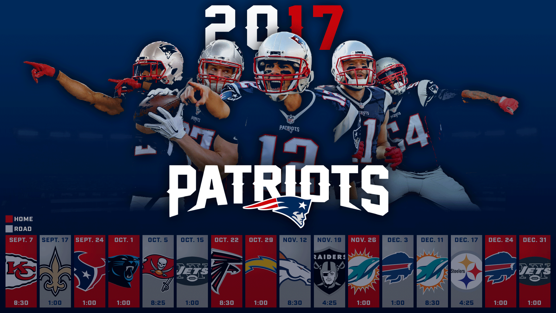 Patriots 2018 Schedule Wallpapers