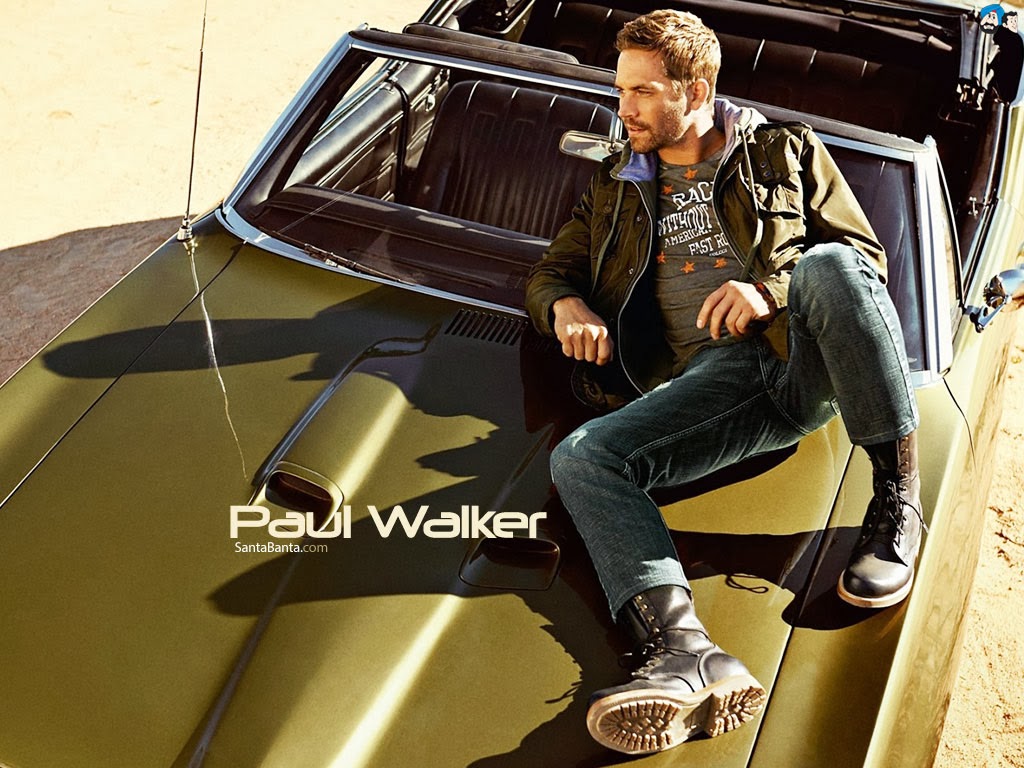 Paul Walker With Car Wallpapers