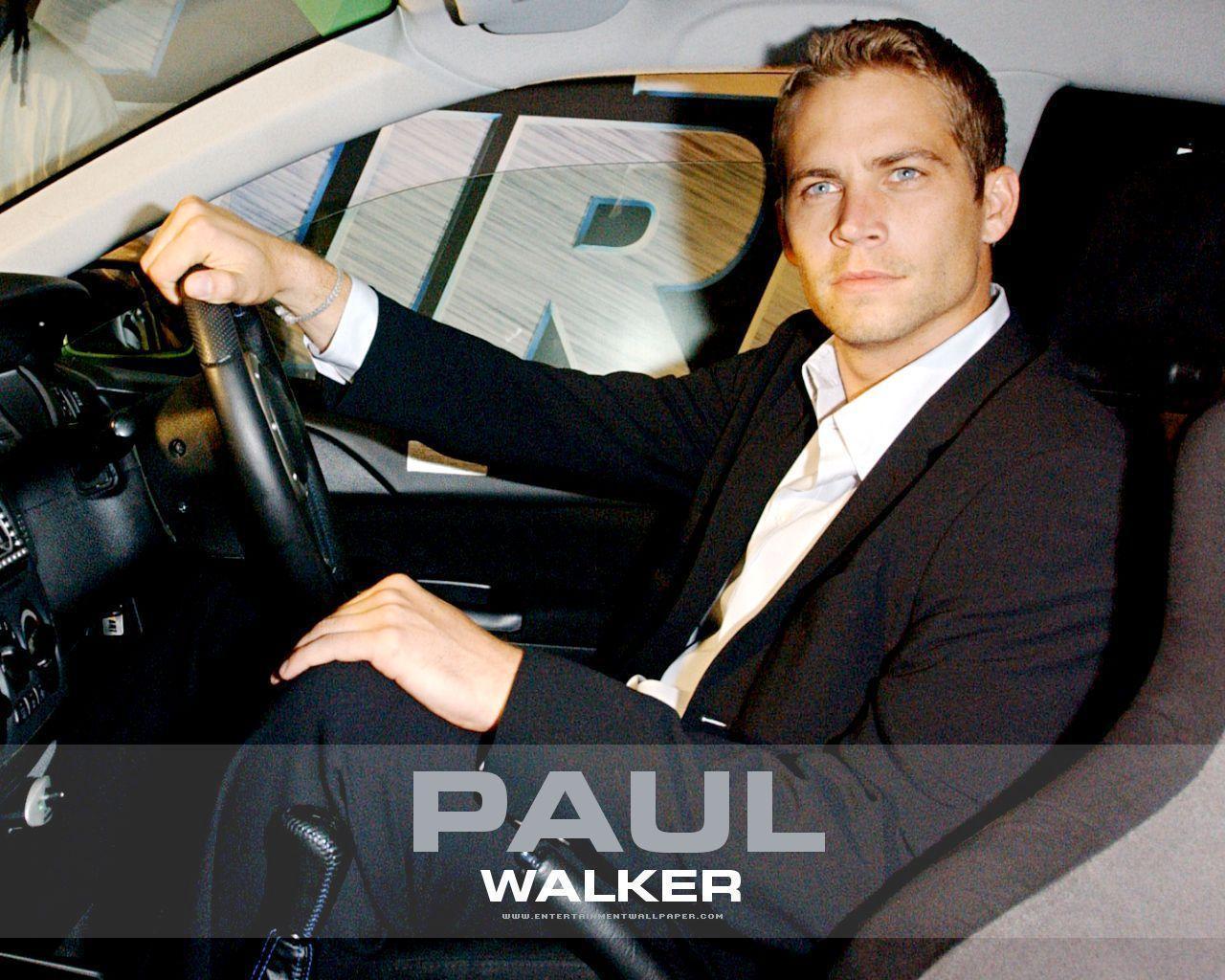 Paul Walker With Car Wallpapers