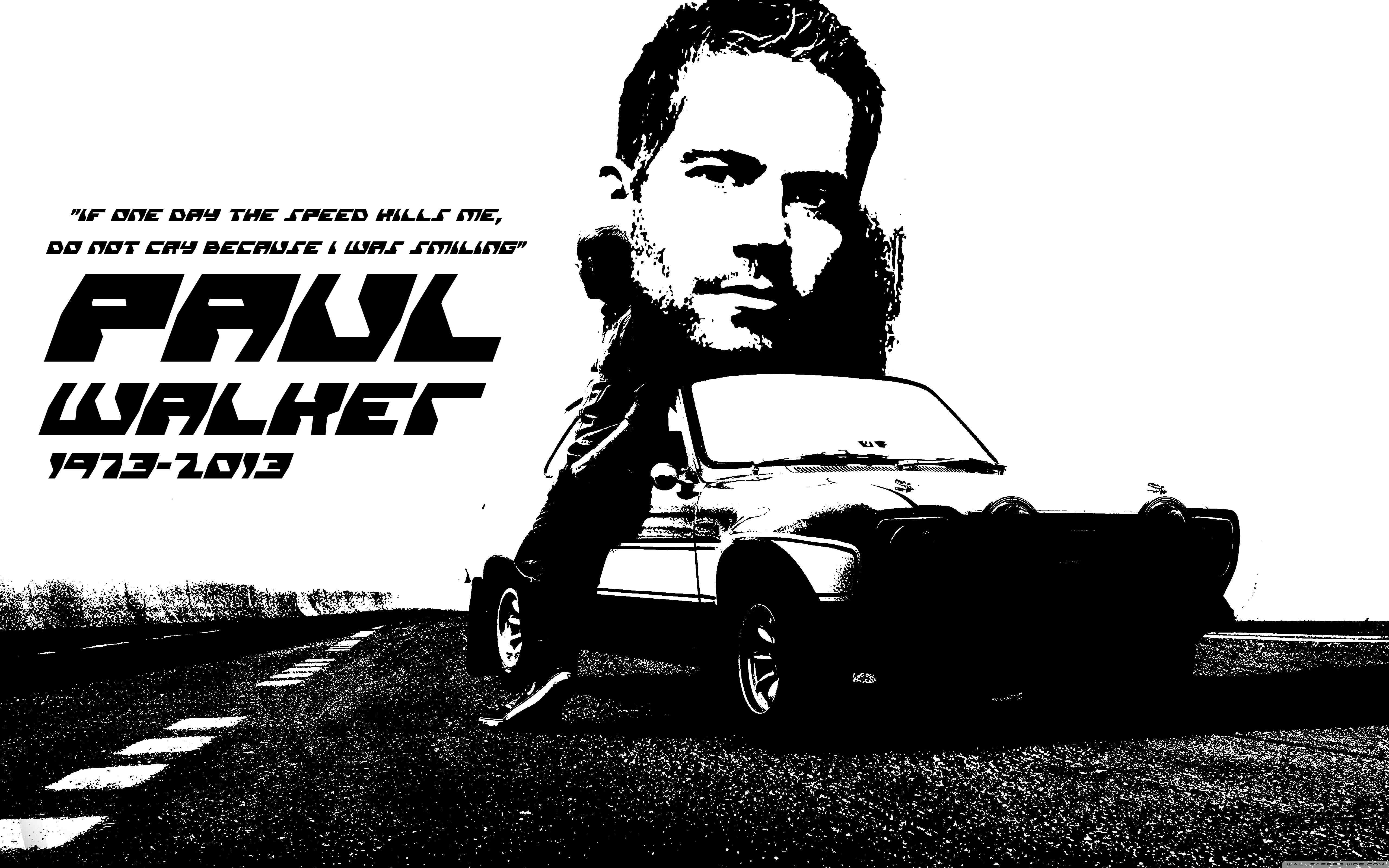 Paul Walker With Car Wallpapers