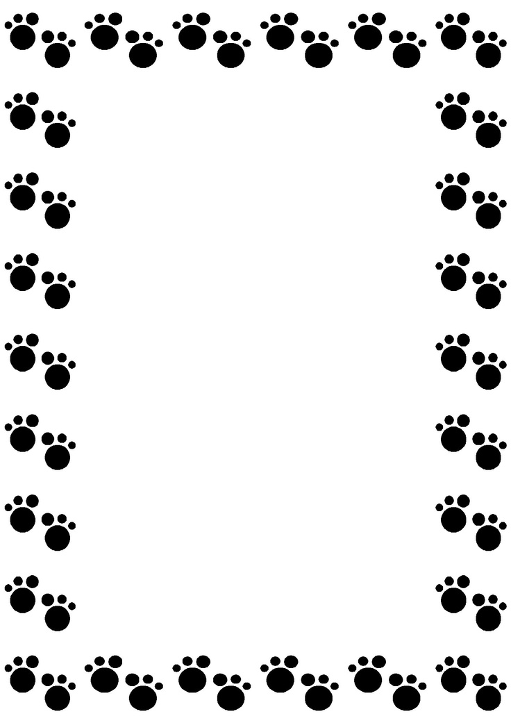 Paw Print Border Wallpapers