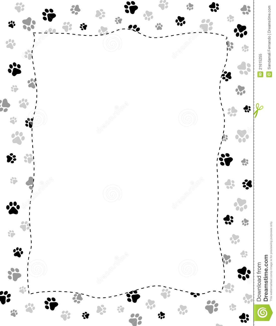 Paw Print Border Wallpapers