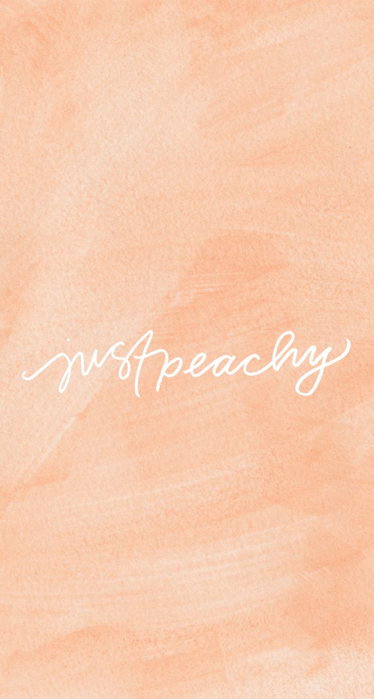 Peachy Aesthetic Wallpapers