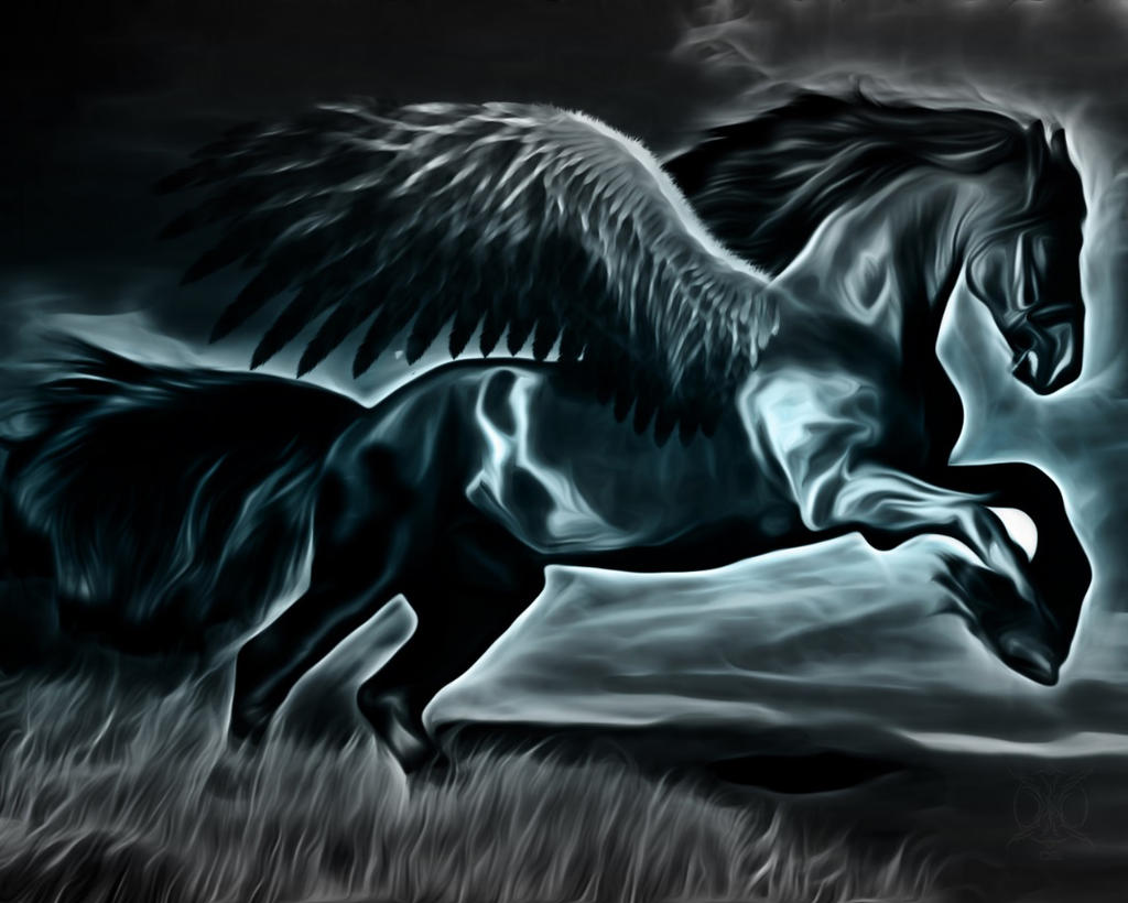 Pegasus Black Wallpapers